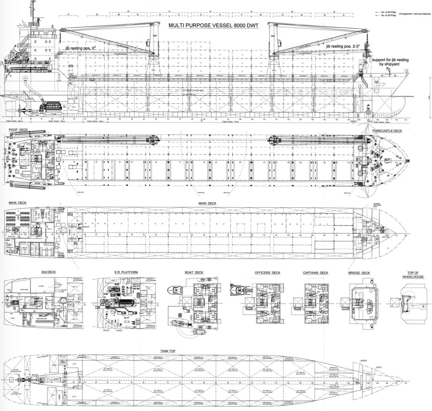 7,950dwt MPP Vessel - Abt 7,950 mtdw on 7.00 m draft. 7,138 GT, 3,412 ...